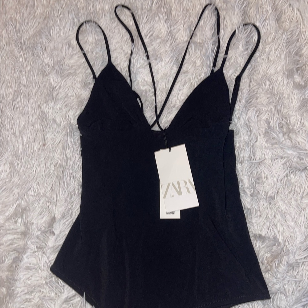 NEW Zara strappy bodysuit